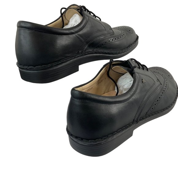 Finn Comfort New Shoes Mens Sz 10 Black Montana Budapest 1212 Brogue $362 Loafer - Picture 5 of 10